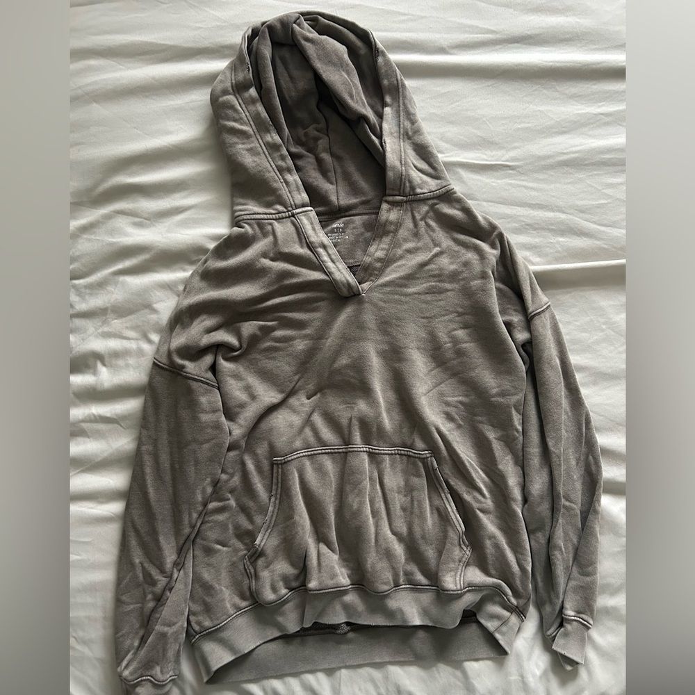 Aerie Oversized Distressed Hoodie